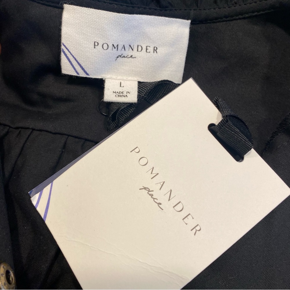 Pomander Place | NEW Claiborne Mini Dress in Black Size L - Picture 6 of 7